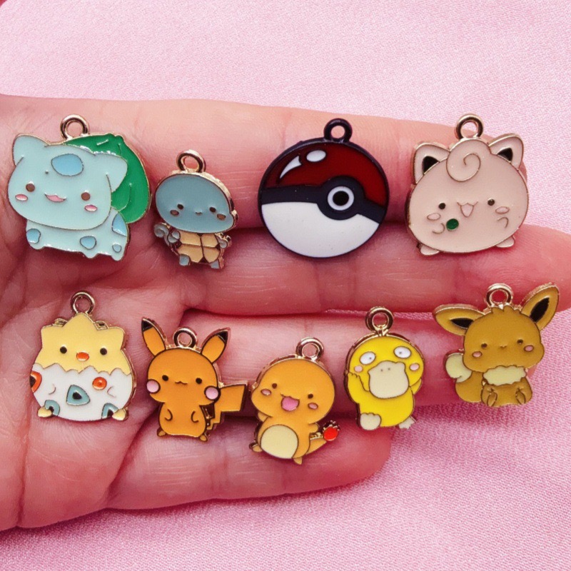 Phone Accessories Jewelry - 10 adet Karikatür Yağ Damlası Takı