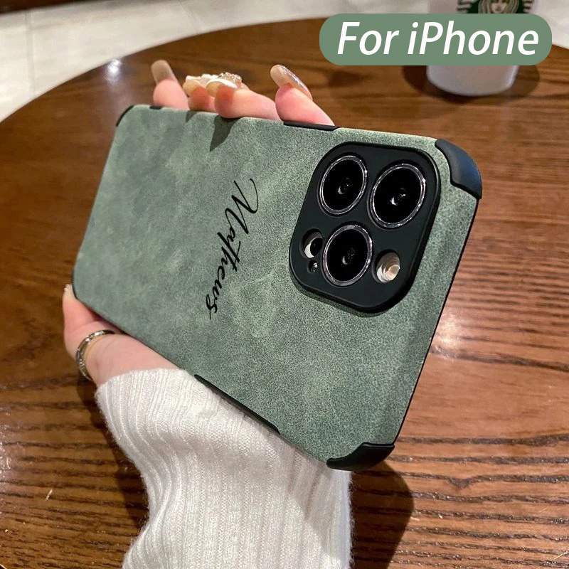 Phone Accessories Names - Kişiselleştirilmiş Lüks Deri Kuzu Derisi Kılıf