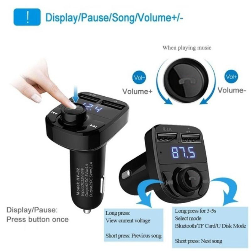 Bluetooth FM Verici Araç Şarj  - Phone Accessories You Need incelemesi ve fiyatı