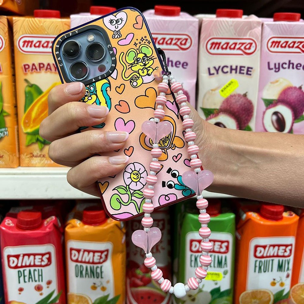 Pembe kalp telefon zinciri sap - Phone Accessories Wholesale Suppliers incelemesi ve fiyatı