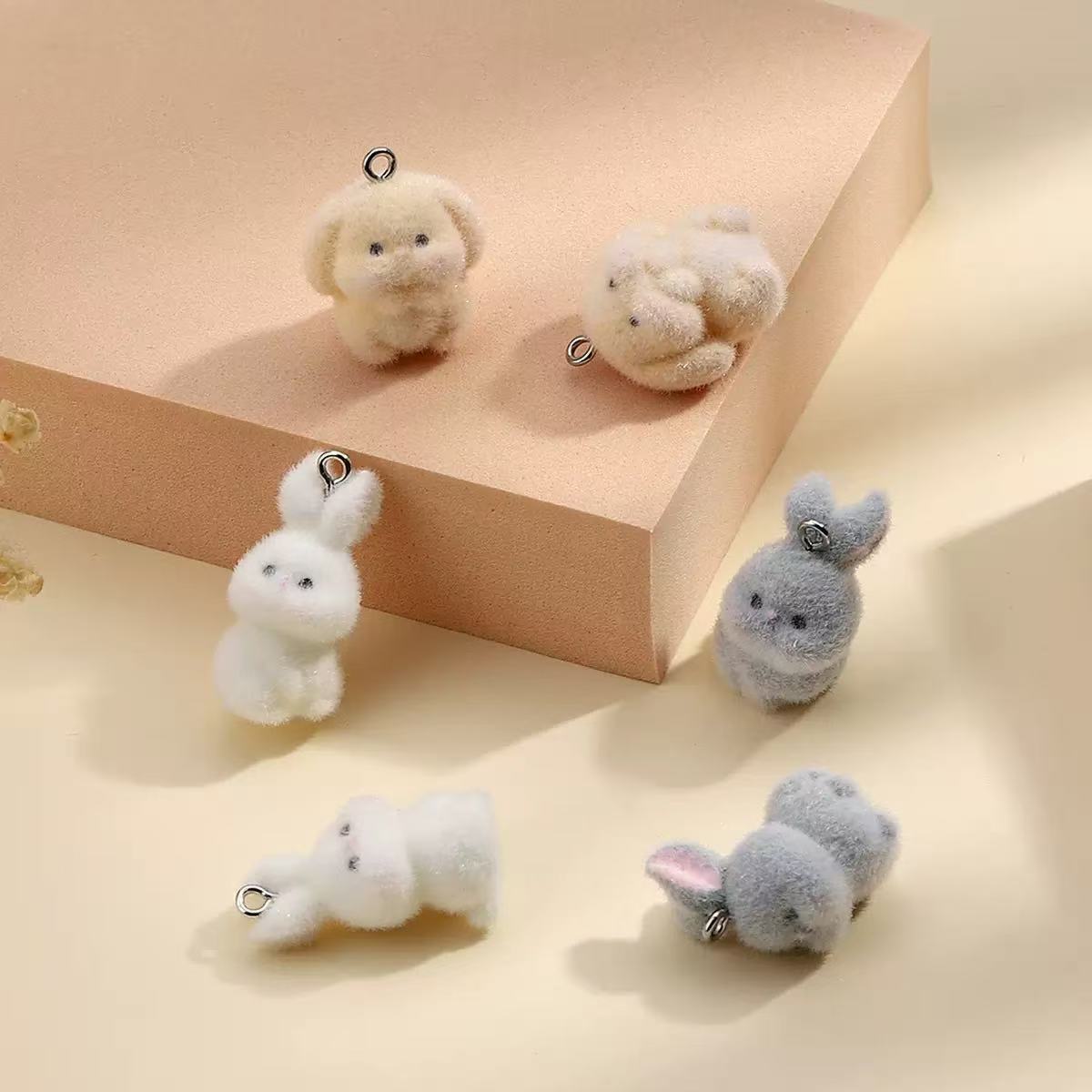 10 adet floklu küçük tavşan re - Phone Accessories Jewelry incelemesi ve fiyatı